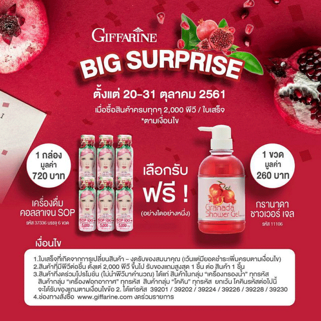 Big Surpirse Giffarine, โปรโมชั่นกิฟาฟรีน 2000, โปร 2000 กิฟฟารีน