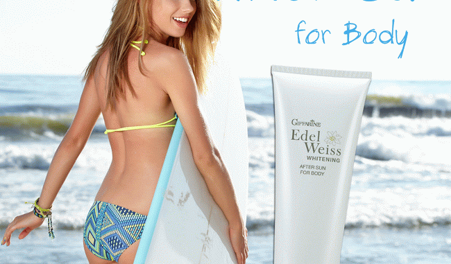 Giffarine Edelweiss Whitening After Sun for Body อาฟเตอร์ซัน กิฟฟารีน